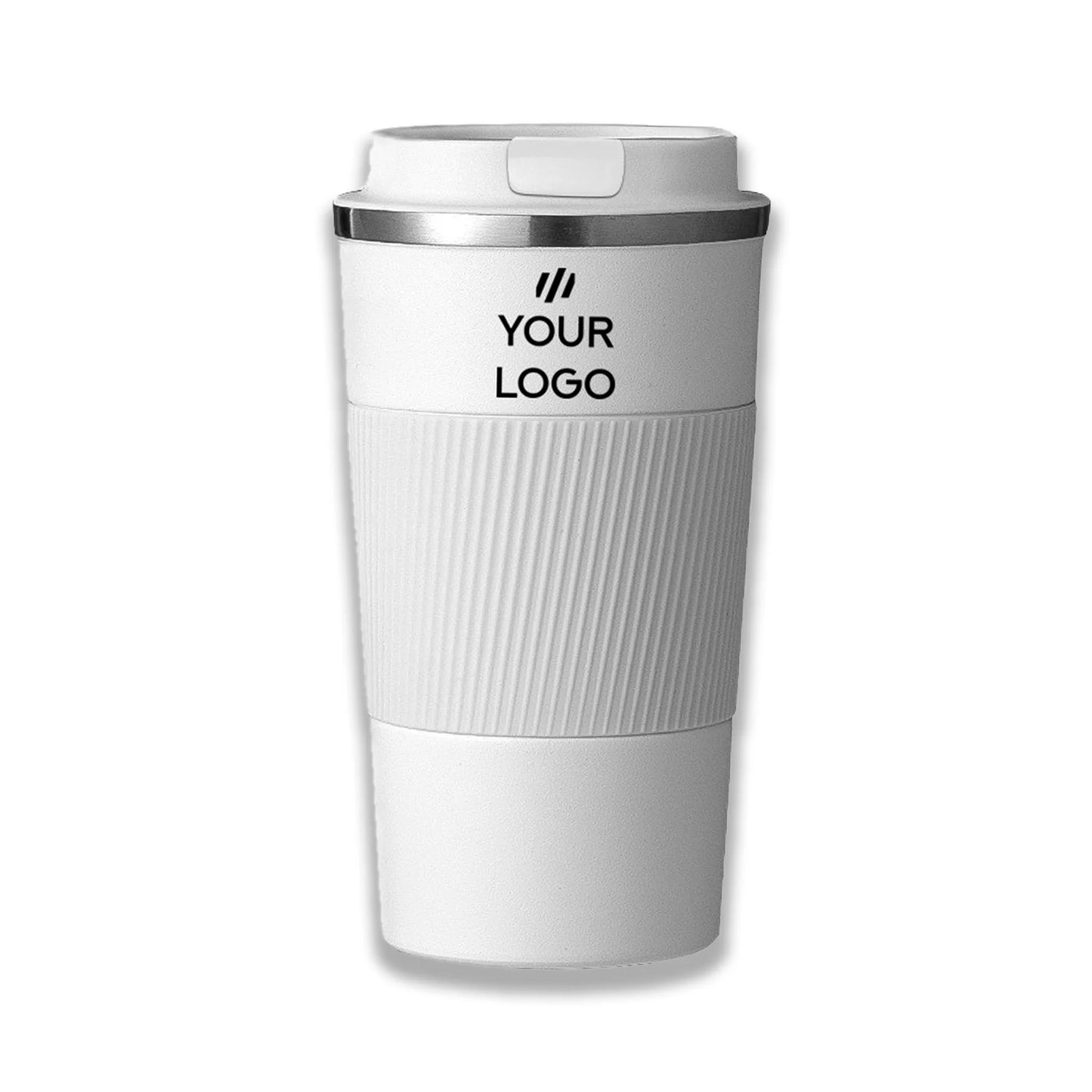 Sample - Premium Custom Coffee Bottle – Insulated Thermos with Silicone Grip