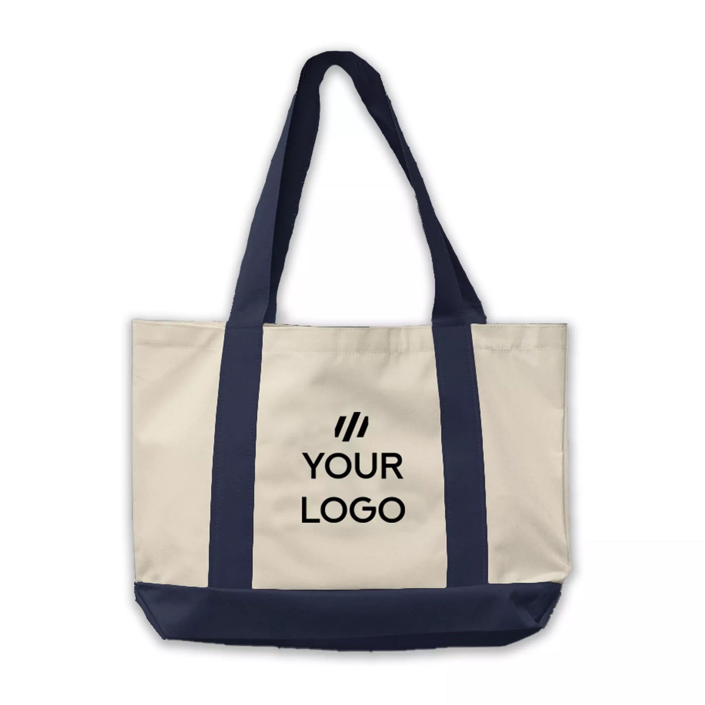 Weekender Canvas Tote Bag – Roomy, Durable, with Zip Pocket