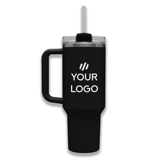 1180ml Mega Tumbler – Extra Large Insulated Tumbler with Straw & Handle