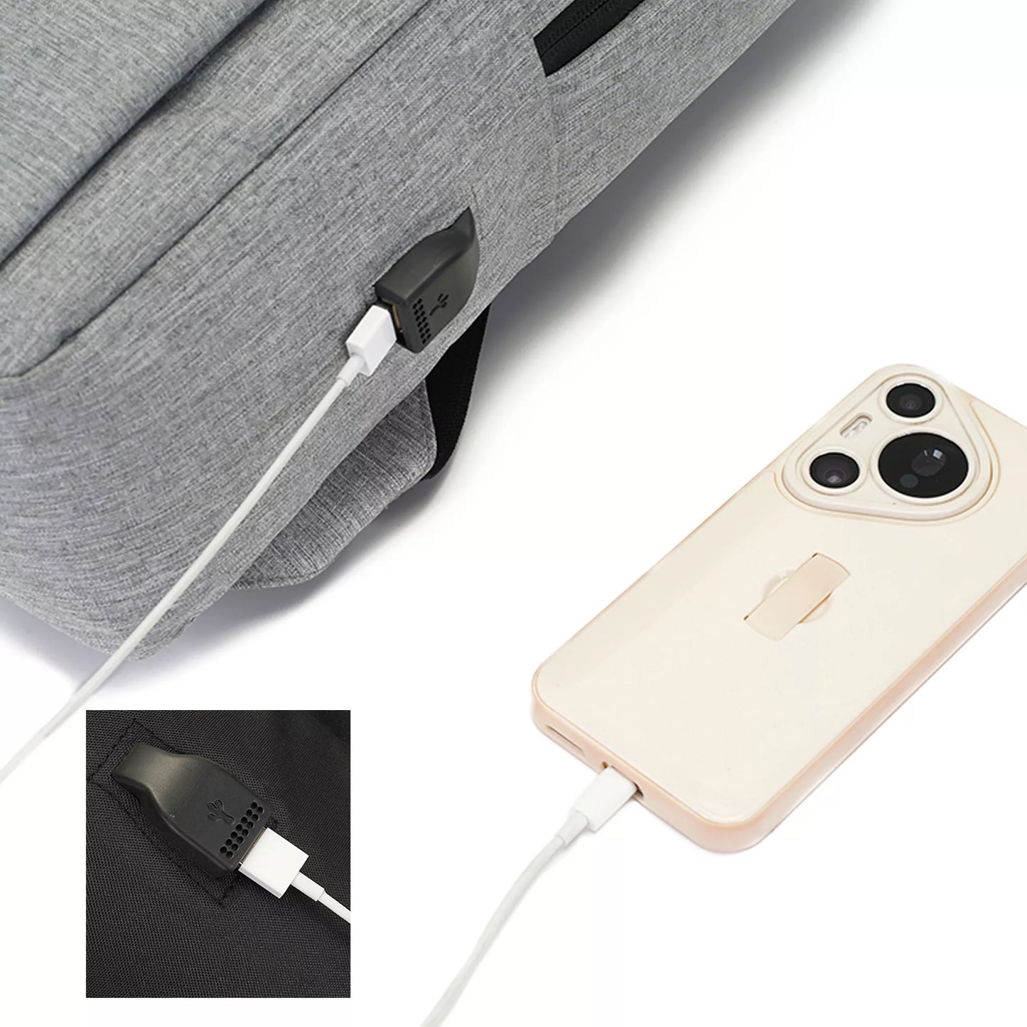 Backpack Basic 1 – Budget-Friendly Business Backpack with USB Charging Port