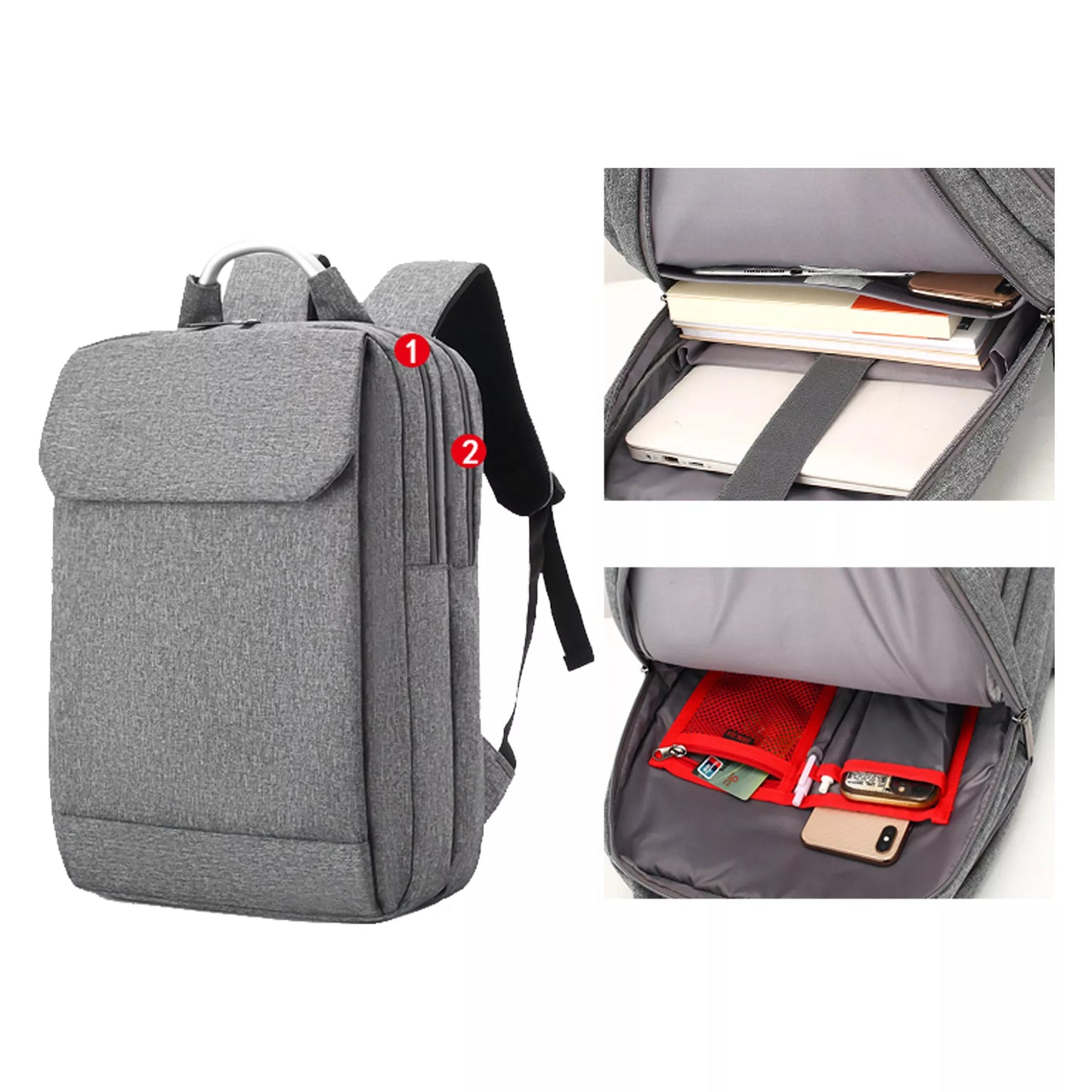 Backpack Pro 2 – Minimalist Laptop Backpack with Waterproof Premium Fabric