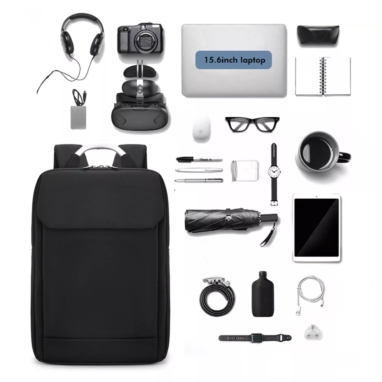 Backpack Pro 2 – Minimalist Laptop Backpack with Waterproof Premium Fabric