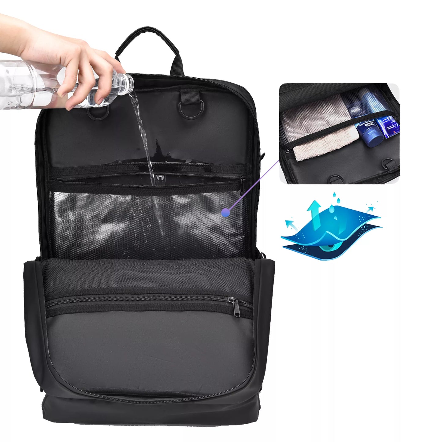 Backpack Pro 3 – Casual Laptop Backpack with Expandable Compartment & Waterproof Pocket