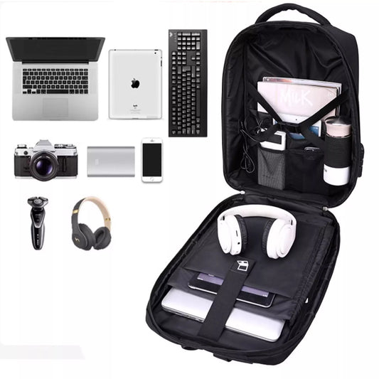 Backpack Tech 1 – Hardshell Laptop Backpack with Password Lock & USB Port