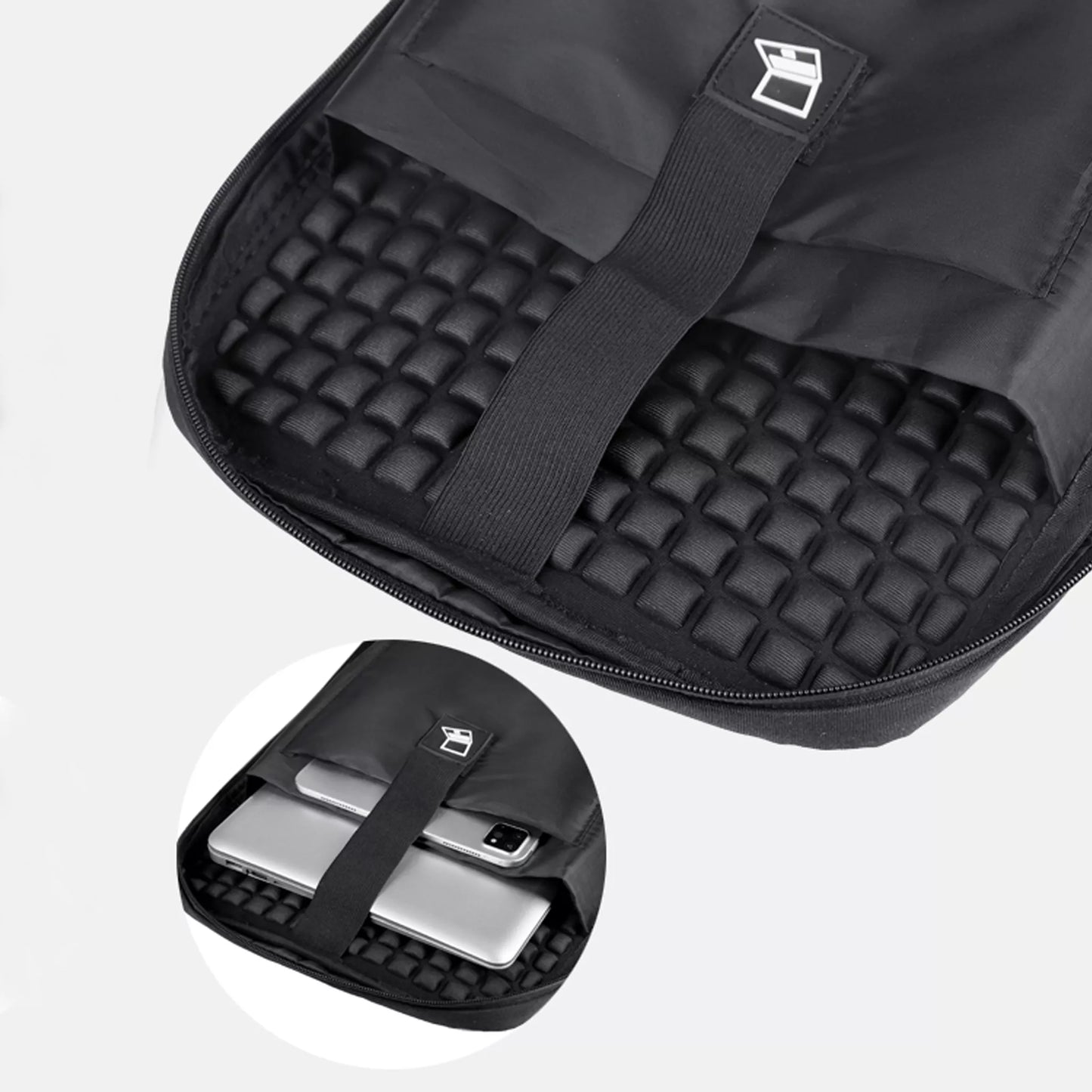 Backpack Tech 1 – Hardshell Laptop Backpack with Password Lock & USB Port