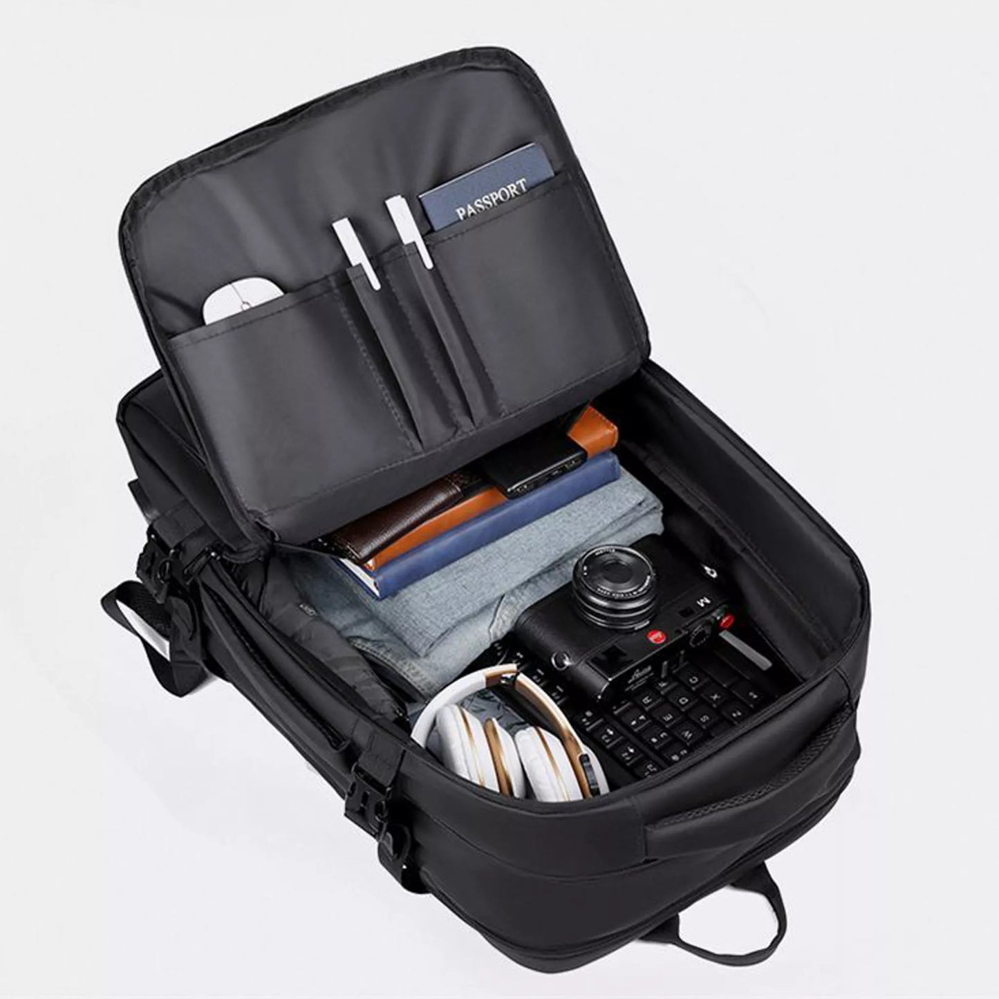 Backpack Travel 1 – Expandable Carry-On Backpack (20" Luggage Capacity) for Business Travel