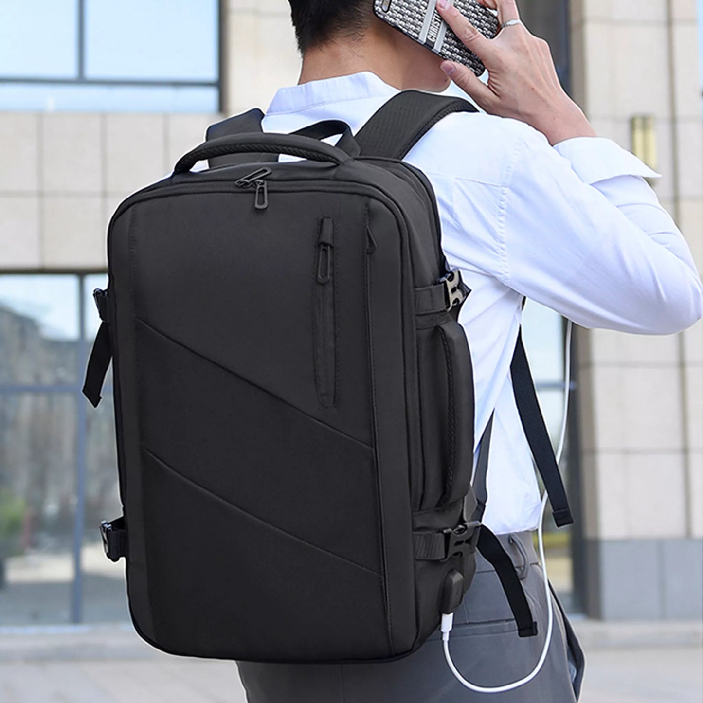 Backpack Travel 1 – Expandable Carry-On Backpack (20" Luggage Capacity) for Business Travel
