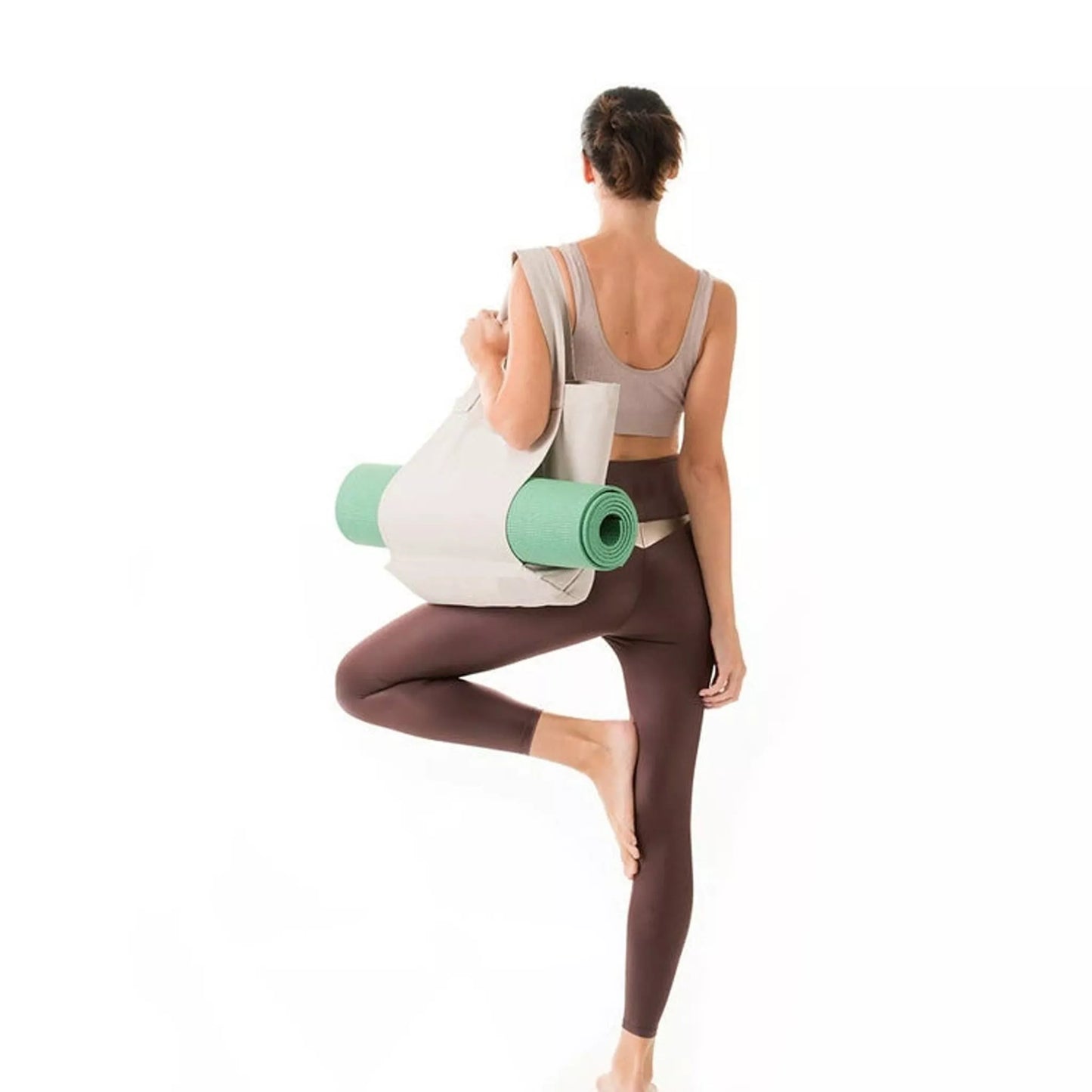 Yoga Mat Tote Bag – Lightweight with Side Pocket for Mat Storage