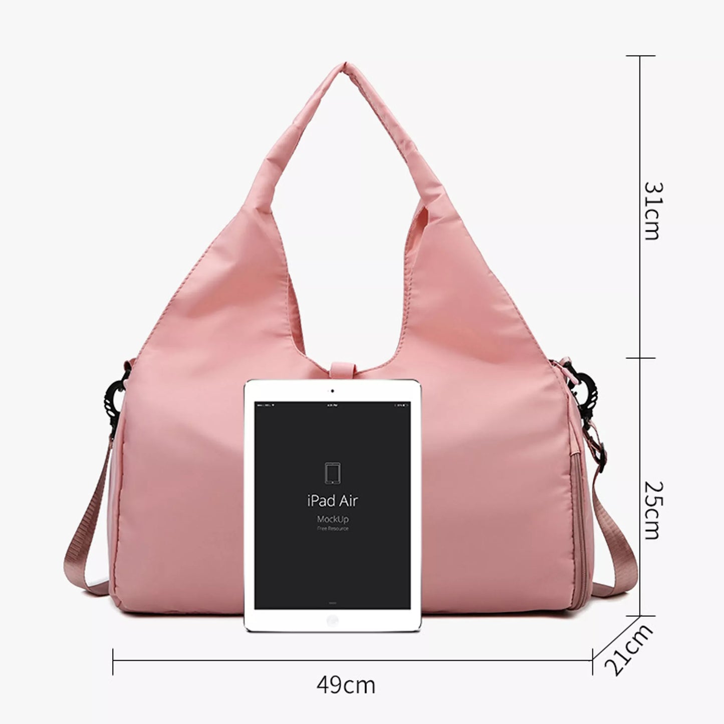 Yoga Bag 1 – Lightweight Yoga Duffel Bag with Built-in Yoga Mat Pocket